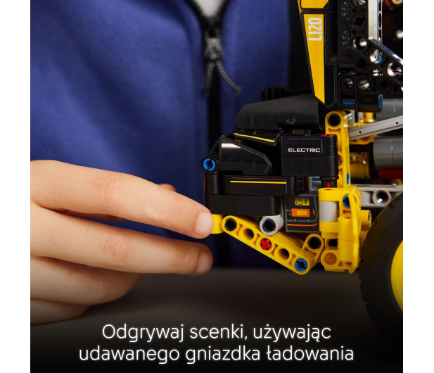 LEGO Technic 42209 Ładowarka kołowa Volvo L120 electric - 1331619 - zdjęcie 8